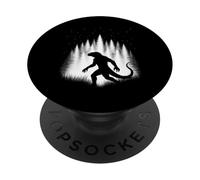 Reptile Forest Creature Walking Through White Forest Cryptid PopSockets Adhesive PopGrip