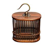 Reptile Habitat Box Antique elliptical grasshopper cage for storing crickets that can be hung