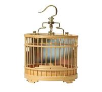 Reptile Habitat Box Grasshopper cage small straight tube type can be hung for easy carrying(Primary color)