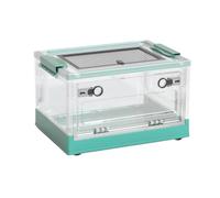 Reptile Habitat - Portable Foldable Enclosure with Multi-Viewing Angles & Bottom Pulley for Geckos, Frogs, Spiders & Small Pets - Ideal for Travel