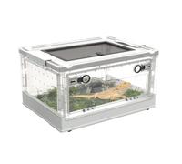 Reptile Habitat - Portable Foldable Enclosure with Multi-Viewing Angles & Bottom Pulley for Geckos, Frogs, Spiders & Small Pets - Ideal for Travel