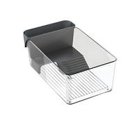 Reptile Habitat Tank - Compact 12" Turtle Aquarium Clear ABS Container Multi-Function Habitat Feeding Area | Nature Exploration Tank for Small