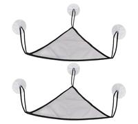 Reptile Hammocks - 11.8 Inch Polyester 2 Pieces | Lizard Dragon Hammock | Reptile Bed | Bearded Dragon Accessories for Iguanas & Acotls for Indoor Use & Ext