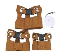 Reptile Harness and Leash, Bearded Dragon Harness and Lead - Step Pull Strap Included - Small Animals Safe Harness for Outdoor Walking