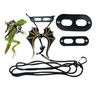 Reptile Harness Leash - 3 Size Adjustable Bearded Dragon Walking Set