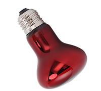 Reptile Heat Lamp Bulb UVA Amphibian Day Night Heating Light for Bearded Dragon Lizard Red (50W)
