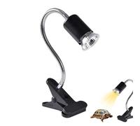 Reptile Heat Lamp - Durable UVB Heater | Splashproof Turtle Lamps With Metal Fixture, Energy-Efficient Ceramic E27 Bulb Holder | For Snake Cage, Amphibian Terrarium, Tortoise Tank Indoor Outdoor Setup