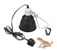 Reptile Heat Lamp Holder E27, 300W Ceramic UVA/UVB Bulb Socket with UK Plug