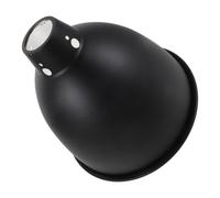 Reptile Heat Lamp Shade for Terrarium, Stainless Steel Black Dome Shield | 8.3 Inch Diameter, 1.5 Inch Fitter, Heat Reflection and Anti Scald Design, for Lamp Holders