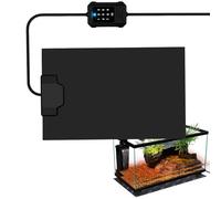 Reptile Heat Pad Terrarium Heating Mat, Adjustable Temperature Heater, Long Lasting Under Tank Thermal Pad | 10-Gear Heat Pad for Spider Amphibian Lizard Turtle Snake Frog Gecko, Winter Reptile