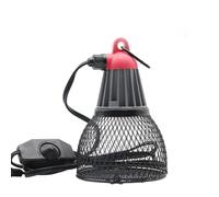 Reptile Heating Lamp with Guard, Lizard Anti-scalding Lampshade Ceramic Heat Lamps Lampshade Holder for E27 UVA UVB Bulbs Reptile Anti Hot Bracket Cage for Tortoise Lizard Spider Snake Bearded Dragon