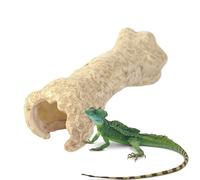 Reptile Hide | Amphibians Shelter - Small Lizard Hideaway and Climbing Habitat Decor for Gecko Bearded Dragon Snake Turtle Frog