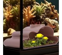 Reptile Hide Cave for Snakes & Geckos - Corner Underground Viewing Hideout with Climbing Accessories, Humid Habitat for Leopard Gecko, Corn Snake, Hognose Snake - Reptile Tank Decor Enrichment Toy