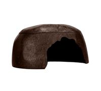 Reptile hide-out Cave | 11.81 Inches Terrarium Habitat Decor | PP hide-out Caves Shelter with 3 Sink Design | Realistic Lizard Retreat for Comfort for Gecko Turtle Snake Frog Bearded Dragon Use