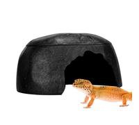 Reptile Hide Shelter - Lizard Cave House, Moist Habitat Decor | Natural Terrarium Humidifier Resin Hut, Hiding Spot Amphibian Shelter for Amphibian Terrarium Vivarium Gecko Frog Snake Turtle