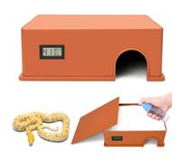 Reptile Hide Snake Hide,with a Humidification Groove Equipped with a Temperature and Humidity Sensor,Humid Hideout for Snakes,Juvenile Ball Pythons, Lizards,Leopard Geckos and Other Small Reptiles.