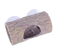 Reptile Hideaway Cave Lair Suction Cup Lizard Suction Cup Break Reptile Toy Resin Log