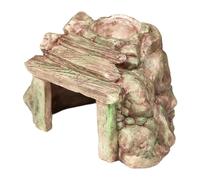 Reptile Hideout Cave Aquarium Habitat Decor for Snakes Small Reptiles Fishes