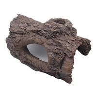 Reptile Hideout, Reptile Cave Rock Hide Cave Simulation Resin Escaping Hidden Habitat Decoration for Bearded Dragon Lizards Gecko Spiders Fish Tank