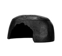 Reptile Hideouts Box - Large Tortoise Burrow With Humidified Shelter And 3 Ceramic Water Tanks | Gecko Lizard Snake Chameleon Frog Habitat, Terrarium Hiding Spot And Hydration Station