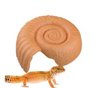 Reptile Hides Ammonite Shape - Snake Cage House | Shelter Decorative Habitat for Playing Garden Terrarium Resting Tank Sleeping Hiding Home