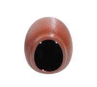 Reptile Hiding Cave with Suction Cups, Egg Shaped Reptile Hideouts for Gecko Tree Frog Spider Climbing Habitat Décor Terrarium Ornament