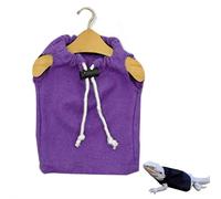 Reptile Hoodie Clothes Set for Bearded Dragons, Warm Fleece Lizard Sweaters,Soft Skin-Protection Apparel, Costume for Photo Shoots for Small Reptiles, Cozy Clothing for Daily Wear and Photos (Purple)