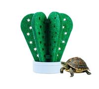 Reptile Humidifier - Cactus Shaped Mist System for Bearded Dragon Gecko Turtle Amphibian Care | ABS Flexible Ultrasonic Spray Device Decorative Terrarium Hydration Pet Enclosure Moisture Control