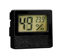 Reptile Humidity Gauge, Accurate Battery Operated Tester, Reptile Tank Humidity Temp Meter for Bearded Dragon Leopard Gecko Hermit Lizard Turtle Tank Terrarium Enclosure Climate Monitoring Care Use