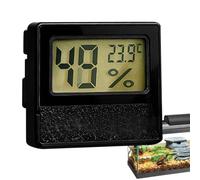 Reptile Hygrometer | Small Magnetic Monitor | Terrarium Thermometer and Hygrometer | for Gecko Leopard Crab Hermit Lizard Snake Tank Terrarium Enclosure Home Use