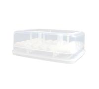 Reptile Incubator 16 Grids Reptile Egg Incubator Tray Container Gecko Turtles Box Egg Incubator
