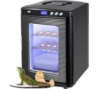 Reptile Incubator - 25L Thermostat Box with Dual Power AC/DC, Temperature Range 5-60°C for Eggs and Hatching, Ideal for Scientific Lab Use