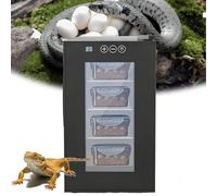 Reptile Incubator for Hatching Eggs, Digital Vertical Design with 10-40°C Temperature Control for Snakes, Lizards, and Turtles