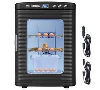 Reptile Incubator - Portable 25L Egg Incubator with Cooling and Heating Thermostat, 5°C-60°C Temperature Control, Digital LED Lighting for Chameleons and Lizards