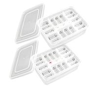 Reptile Incubator Reptile Egg Incubator Box Transparent 16 Grids Reptile Egg Breeding Hatchery Box Hatching Case for Gecko Lizards Lions Mane Egg Incubator(Style A)