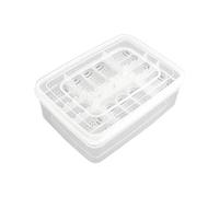 Reptile Incubator Reptile Hatching Box 16 Grids Transparent Reptile Egg Incubator Incubation Box Hatching Tray Hatching Case For Gecko Lizards Egg Incubator(Color2)