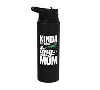 Reptile Keeper Lizard Mom Lizard Busy Being Green Basilisk Stainless Steel Insulated Water Bottle