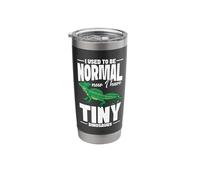 Reptile Keeper Reptile Lover Be Normal Green Basilisk Stainless Steel Insulated Tumbler