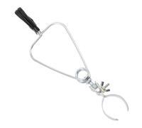 Reptile Lamp Clip Sturdy Clamp Aluminum Alloy for Gecko Indoor Outdoor | Safe Convenient Fixture, Black Finish, Metal Construction, Suitable for Reptile Habitat Lighting Setups