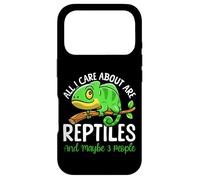 Reptile Lizard All I Care About Are Reptiles And Maybe 3 Case for iPhone 17 Pro