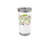 Reptile Lizard It's Not Hoarding If It's Reptiles Stainless Steel Insulated Tumbler