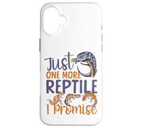 Reptile Lizard Just One More Reptile I Promise Case for iPhone 16 Plus