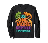 Reptile Lizard Snake Chameleon Just One More Reptile I Long Sleeve T-Shirt