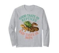 Reptile Lizard Snake Iguana Good Taste in Reptiles Bad Taste Long Sleeve T-Shirt