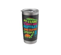 Reptile Lizard Snake Turtle Iguana All I Care About are Stainless Steel Insulated Tumbler