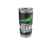 Reptile Lover Lizard Keeping Never Call Green Basilisk Stainless Steel Insulated Tumbler