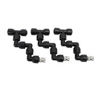 Reptile Mister Nozzles 360 Degree Adjustable Premium Durable Plastic Copper Fine Mist Spray Nozzles For Greenhouse Courtyard Rainforest Tank Humidification 3 Pack