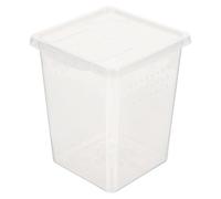Reptile Pet Breeding Box for Gecko Tank and Lizard Tank Vertical Design Lid for Reptile Feeding and Insect Care