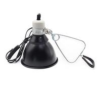 Reptile Pet Heat Lamp Holder Lampshade with Clip for UVA/UVB Bulb, 300 Watt Reptile Heating Guard for Lizard Turtle Snake Spider Chick