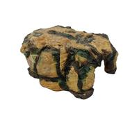 Reptile Rock Cave - Natural Hiding Spot | Terrarium Decor | Handcrafted Faux Stone Shelter, Encourages Burrowing Behavior, Ideal For Geckos, Lizards, Snakes, Or Amphibians In Desert Tank Environments